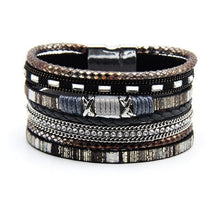 Load image into Gallery viewer, Braided leather women bracelet