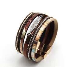 Load image into Gallery viewer, Braided leather women bracelet