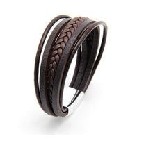 Load image into Gallery viewer, Men's leather bracelet