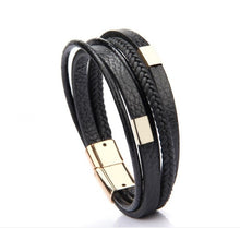 Load image into Gallery viewer, Men's leather bracelet