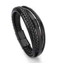 Load image into Gallery viewer, Men's leather bracelet