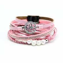 Load image into Gallery viewer, Braided leather women bracelet