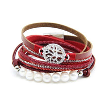 Load image into Gallery viewer, Braided leather women bracelet