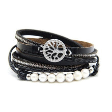 Load image into Gallery viewer, Braided leather women bracelet