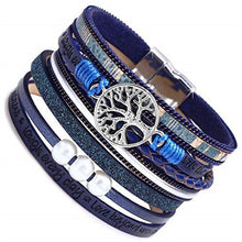 Load image into Gallery viewer, Braided leather women bracelet