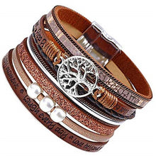 Load image into Gallery viewer, Braided leather women bracelet