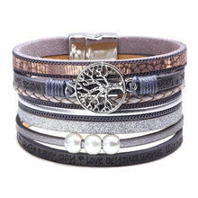 Load image into Gallery viewer, Braided leather women bracelet