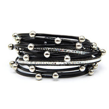 Load image into Gallery viewer, Braided leather women bracelet