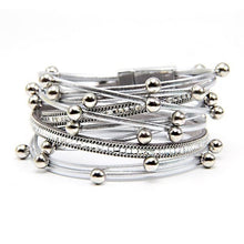 Load image into Gallery viewer, Braided leather women bracelet