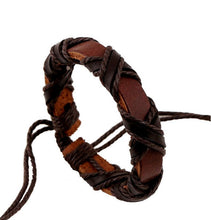 Load image into Gallery viewer, Genuine Leather weave bracelet