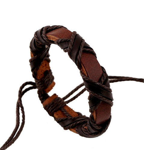 Genuine Leather weave bracelet