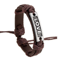 Load image into Gallery viewer, Genuine Leather weave bracelet