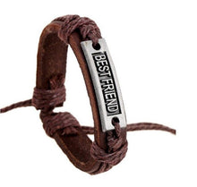 Load image into Gallery viewer, Genuine Leather weave bracelet