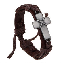 Load image into Gallery viewer, Genuine Leather weave bracelet
