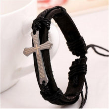 Load image into Gallery viewer, Genuine Leather weave bracelet